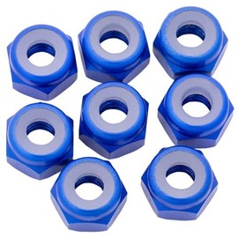 870102 1up Racing 7075 Aluminum Locknuts - M3 Dark Blue (1up870102)