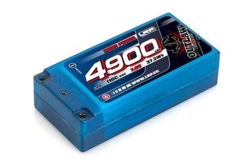 430231 LRP 4900 - Shorty - 110C/55C - 7.6V LiPo - 1/10 Outlaw Car Line Hard Case (LRP430231)