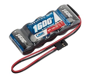 430603 XTEC RX-pack Straight 2/3A NiMH - JR - 6.0V - 1600mAh (LRP43063)