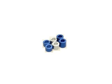 69464 3mm Alloy Spacer Set 3.0t (2pcs) 4.0t (2pcs) 5.0t (2pcs) Y-BLUE & SILVER (HS69464)