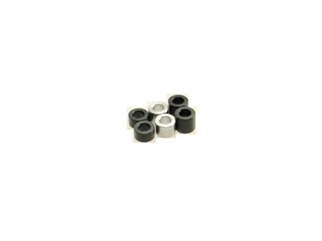 69466 3mm Alloy Spacer Set 3.0t (2pcs) 4.0t (2pcs) 5.0t (2pcs) BLACK & SILVER (HS69466)