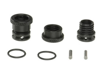 71100 NT1/T3/T4 Body Mount Adjuster Set (2) BLACK (AP-71100)