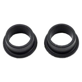 7115 Picco .21 MANIFOLD SILIC.RUBBER TORQUE/BOOST.21 BLACK (2PCS) (PIC7115)