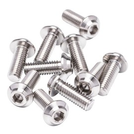 721014 1up Racing Pro Duty Titanium Screws LOW PRO HEAD (5pc) 3x14 (1UP721014)