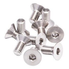 730006 1up Racing Pro Duty Titanium Screws (10pc) 3x6 Flat Head (1up730006)