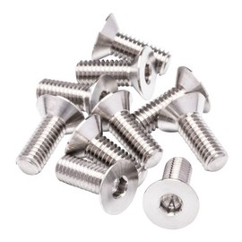 731008 1up Racing Pro Duty Titanium Screws (5pc) 3x8 - Flat Head (1UP731008)