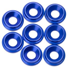 820109 1up Racing 7075 LowPro Countersunk Washers - M3 DARK BLUE (1UP820109)