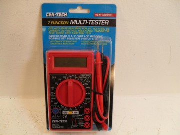 90899 Cen Tech 7 Function Multi-Tester (SWR90899)