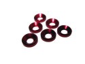 JQA035 M4 COUNTERSUNK WASHER 10PCS (RED) (JQA035)