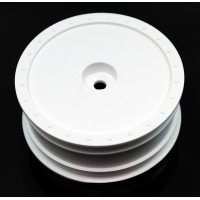 DER-BB4-KFW Borrego Wheels for Associated B6 / Kyosho RB6 / Front / WHITE / 4Pcs (DER-BB4-KFW)