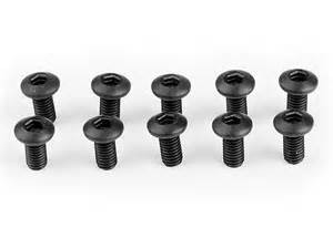 B0730 3x8mm Button Head Screws (10) (MUGB0730)