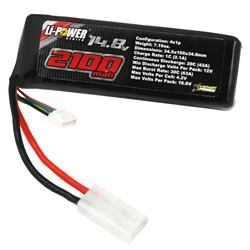 15004 20C 14.8V 2100mAh LiPo: Starter Box, TAM (VNR15004)