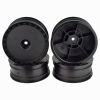 DER-BB4-KFB Borrego Wheels for Associated B6 / Kyosho RB6 / Front / BLACK / 4Pcs (DER-BB4-KFB)