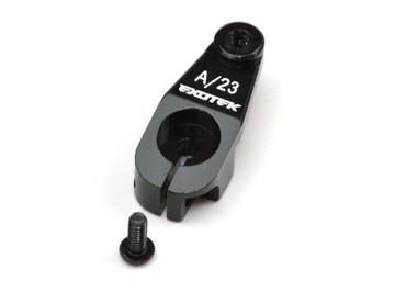 EXO1554BLK AE Heavy Duty Servo Horn, 7075 Airtronics/23 spline (Black) (EXO1554BLK)