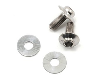 7932 Lunsford 3x7mm Titanium Brushless Motor Screws (2) (LNS7932)