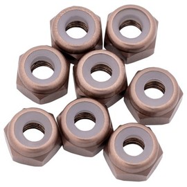 870902 1up Racing 7075 Aluminum Locknuts - M3 Gun Metal (iup970902)