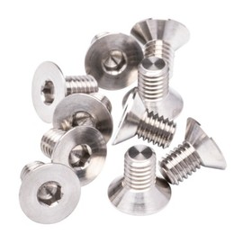 731014 1up Racing Pro Duty Titanium Screws 3x10 (5pc) - Flat Head (1up731014)