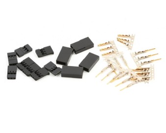 5008 ProTek RC Futaba Style Servo Connectors (4 Pair) (PTK5008)